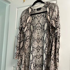 VICI Python Print Cardigan NEW
